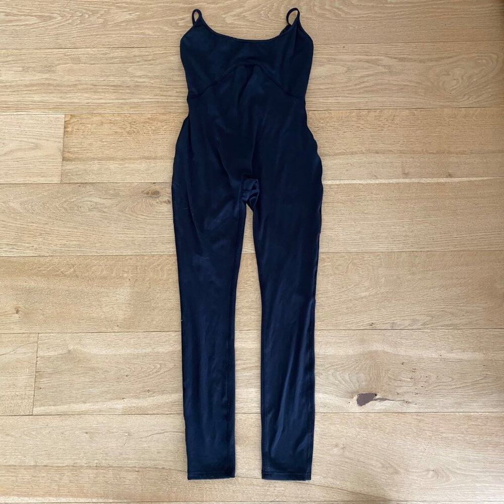 Showpo Merlinda Jumpsuit with Scoop Neckline in Black